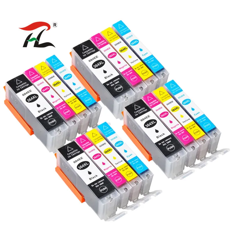364XL 364 совместимый чернильный картридж для HP364 xl Photosmart 5520 5524 6510 6520 7510 B109 B110 B209 B210 C309