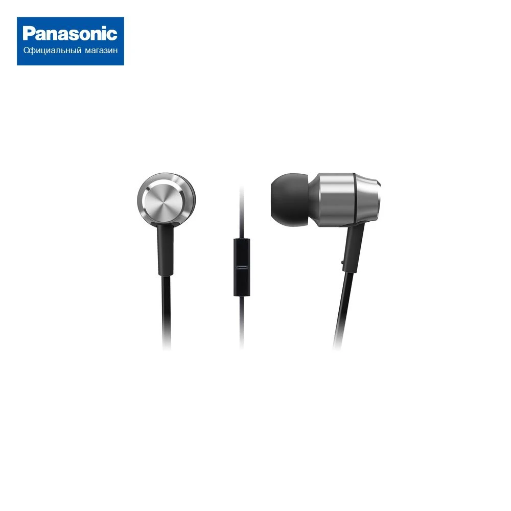 Наушники-вкладыши с микрофоном Panasonic RP-HDE5MGC-S