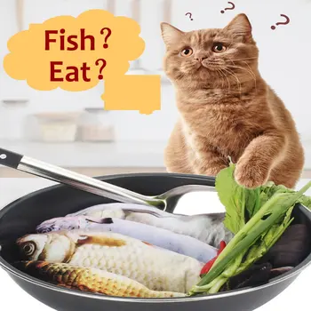 

Cat Toy Fish Moving Realistic Fish Toys for Cat Electric Interactive Simulation Soft 3D USB Electronic Pet cat-toy Paw Charging