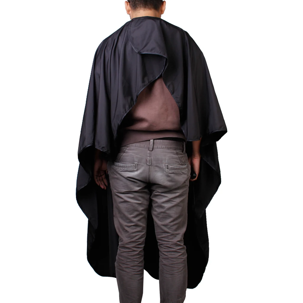 Soft Lightweight Barber Hairdressing Hairdresser Cutting Gown Shampoo Hair Cape Cover Black Soft Lightweight Barber Hairdressing Hairdresser Cutting Gown Shampoo Hair Cape Cover Black