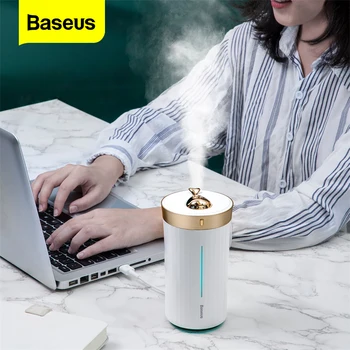 

Baseus 420ML Ultrasonic Air Humidifier Aroma Essential Oil Diffuser USB Fogger Mist Maker with LED Lamp for Home Office Car