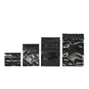 Black Color Zipper Bags Zip lock Pouch Glossy  Plastic Smell Proof Pouch 100 Pcs Small Gift Sample 1g-3.5g Powder Flower Bag 5