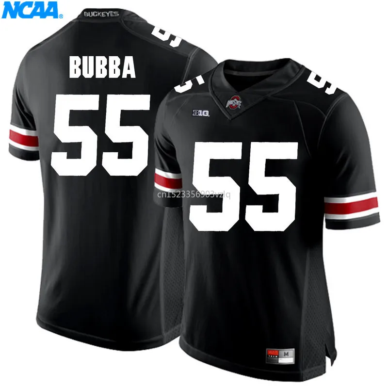 Новое поступление высокое качество Огайо State BUBBA#55 CARBAUGH#18 футболка колледжа ограниченная Спортивная футболка S-XXXL