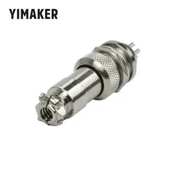 

YIMAKER 1pcs New T12 Handle connecting socket 5 core 12MM Perforation type GX12 Air head plug