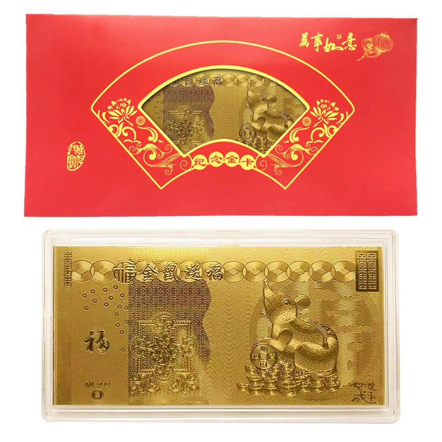 Style C Besegad китайские красные счастливые конверты Hong Bao банкноты с золотой фольгой банкноты для год, праздник весны поставки - Цвет: Style C