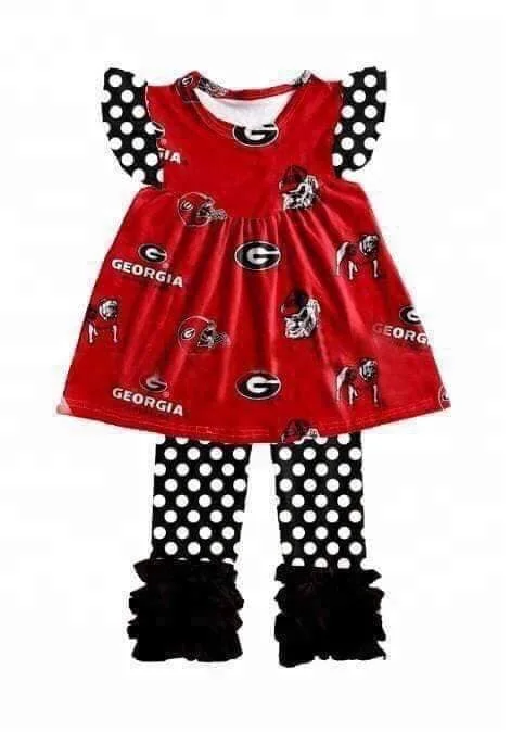 

New design Football Clothing Children's Clothe Set Cutey Clothes Flower Print Pattern Free Shipping 2GK908-1479