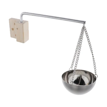 

Stainless Steel Sauna Aromatherapy Oil Bowel Essential Oil Holder Tool for Sauna Spa with Mounting Fixture
