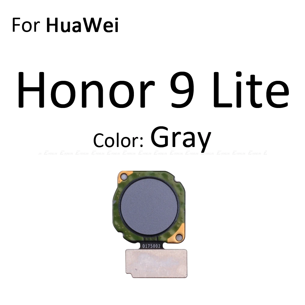 Сканер отпечатков пальцев разъем для Huawei Honor View 20 10 9i 9 Lite сенсорный сенсор ID Главная Кнопка возврата ключ подключения гибкий кабель - Цвет: For Honor9 Lite Gray