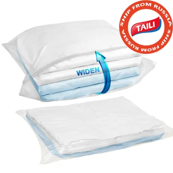

Vacuum Bag Clothes Wide-Side Jumbo Storage Bags Space Saving Bags for Bedign Works With Any Vacuum Cleaner Ship from Russia