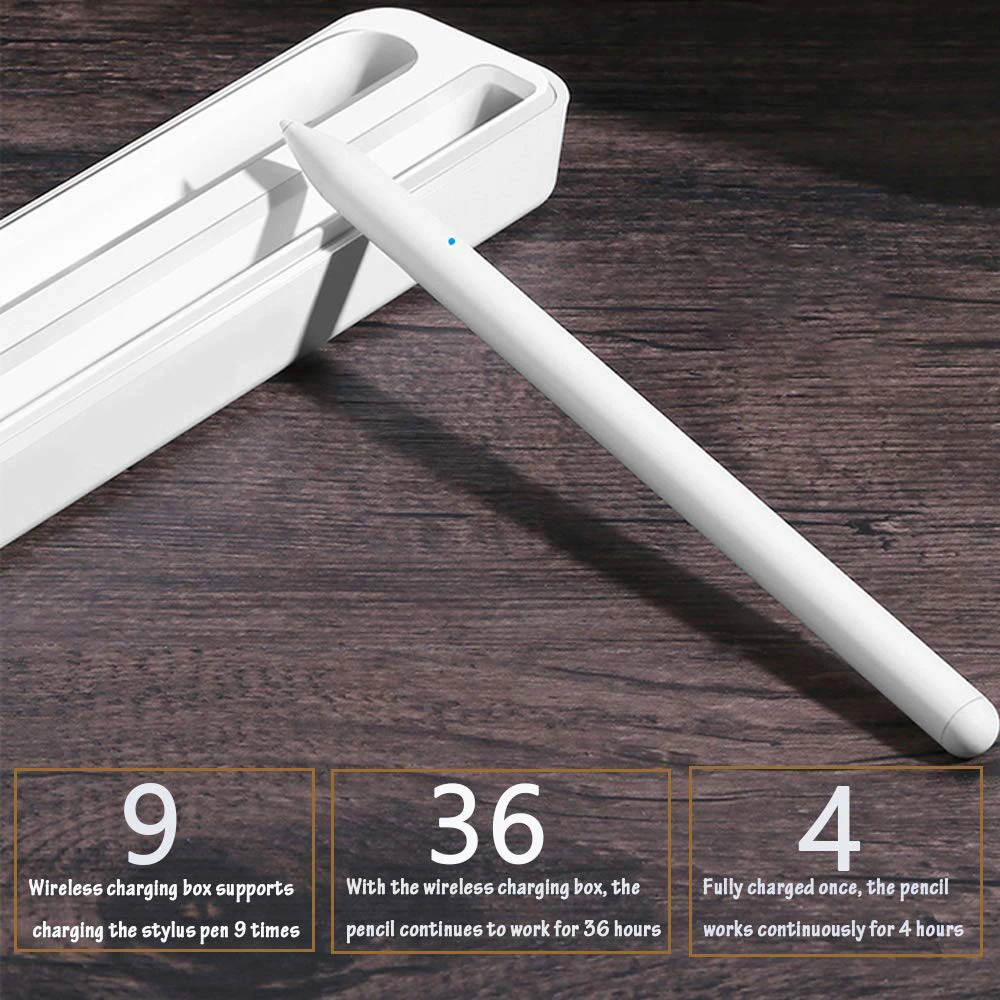 Стилус цифровой карандаш с беспроводной зарядкой для Apple iPad 10 2 Pro 11 12 9 6th Air 3rd Mini 5th