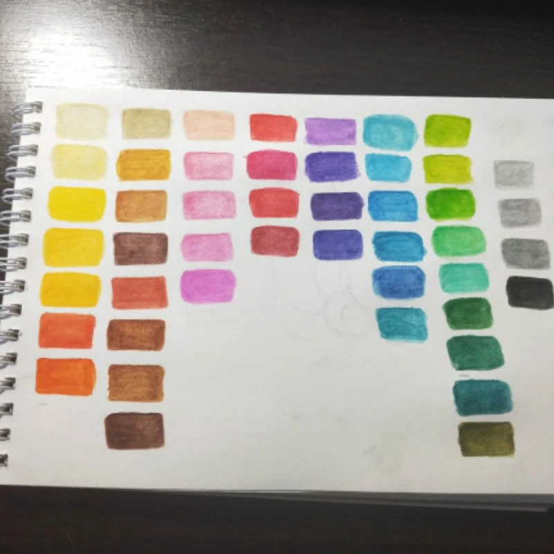 72Colors Safe Non-toxic Indonesia Lead Watercolor Pencils,Watercolor Pencil Art Set,Watercolor, Writing Drawing Art Supplies, 3mm Core (10)