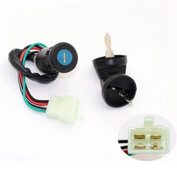 

4-Wire Ignition Key Barrel Switch For ATV TAOTAO Dirt Bike Buggy 50-125