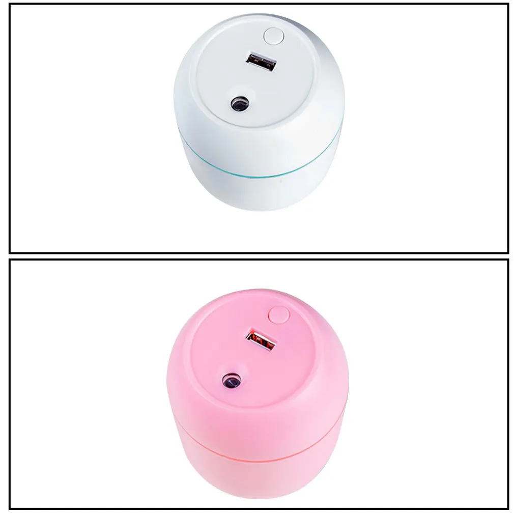 Mini Car Humidifier 250Ml Essential Oil Diffuser 2 Modes USB Auto Power-Off With LED Light For Home Car Mist Maker Face Steamer
