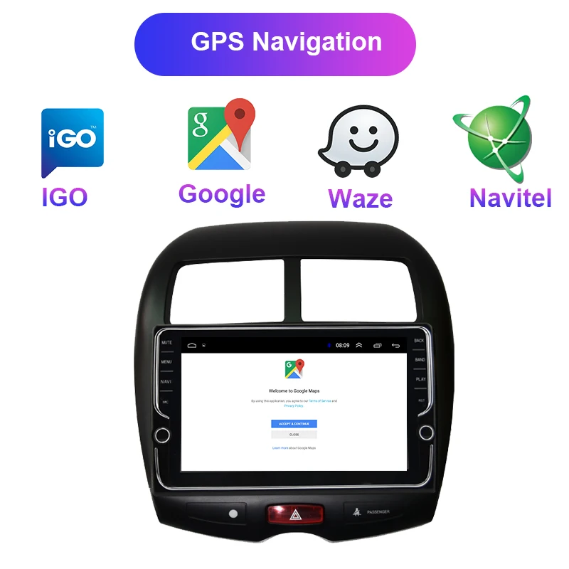 Perfect Navivox Android 8.1 Car Radio Multimedia Player 2 din dvd GPS For Mitsubishi ASX 2010-2017 Navigation headunit Stereo audio 2