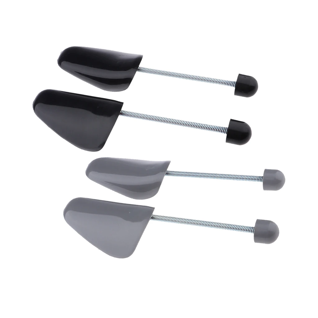 Practical Plastic Adjustable Men Tree Shoe Stretcher Boot Holder with Tension Spring Coil