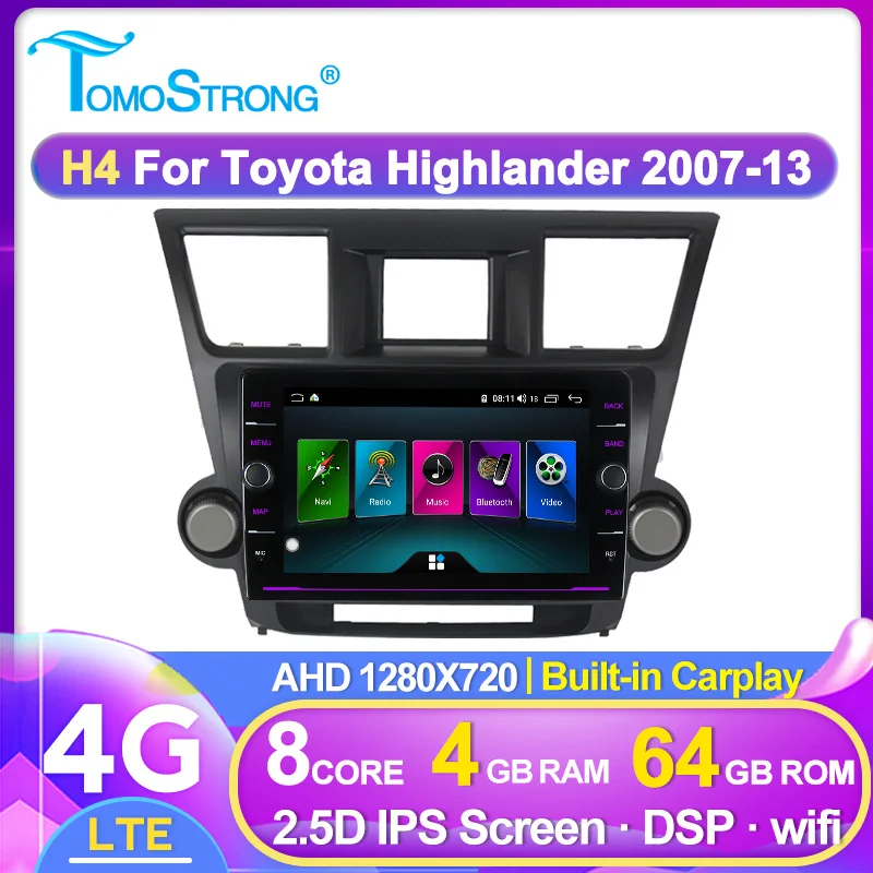Автомобильный GPS-навигатор на Android для Toyota мультимедийный плеер SWC с камерой dvr rds 2