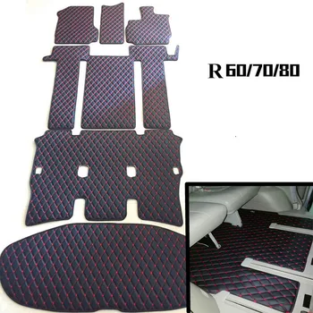 

Best quality! Custom full set car floor mats for Right Hand Drive Toyota Voxy R60 R70 2013-2001 7 8 seats waterproof car carpets