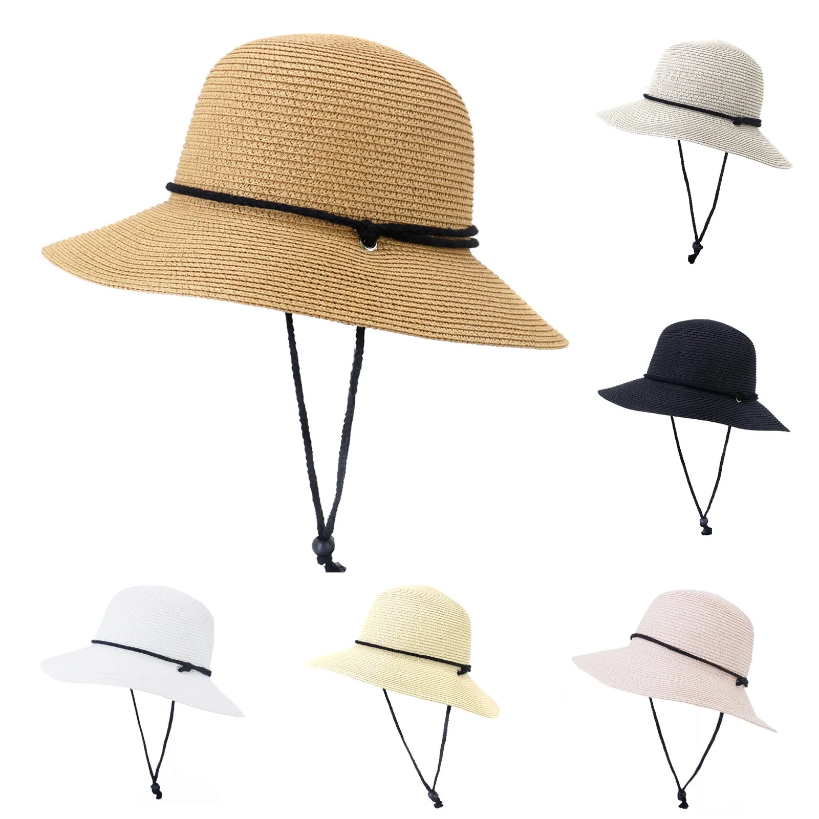 Модная летняя соломенная шляпа женские пляжные шляпы от солнца на открытом