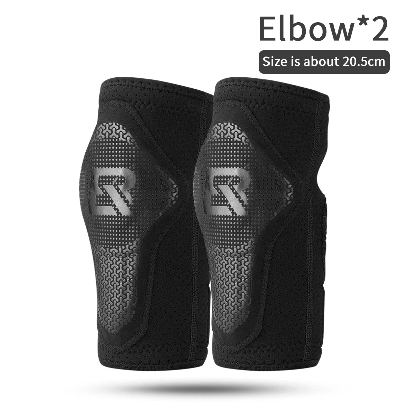 ROCKBROS EVA детские перчатки для защиты ног, Детские налокотники, наколенники, дышащие детские наколенники, Спортивная безопасность для велоспорта, катания на лыжах - Цвет: Elbow pad