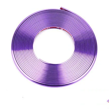 plating purple Бампер Защитный скутер полоски для корпуса для Xiaomi Mijia M365 Электрический скейтборд автомобиль скутер части Декоративная полоса для m365 PRO - Цвет: plating purple