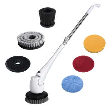 

HOMEMAXS High-end Long Handle Multi-functional Cordless Electric Telescoping Power Scrubber Cleaning Brush with US Plug