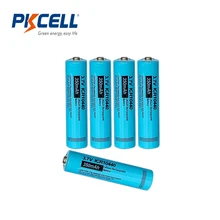 Pkcell botão superior aaa icr10440 3.7v liion bateria de lítio recarregável 10440 para farol mod mecânico tocha farol vap