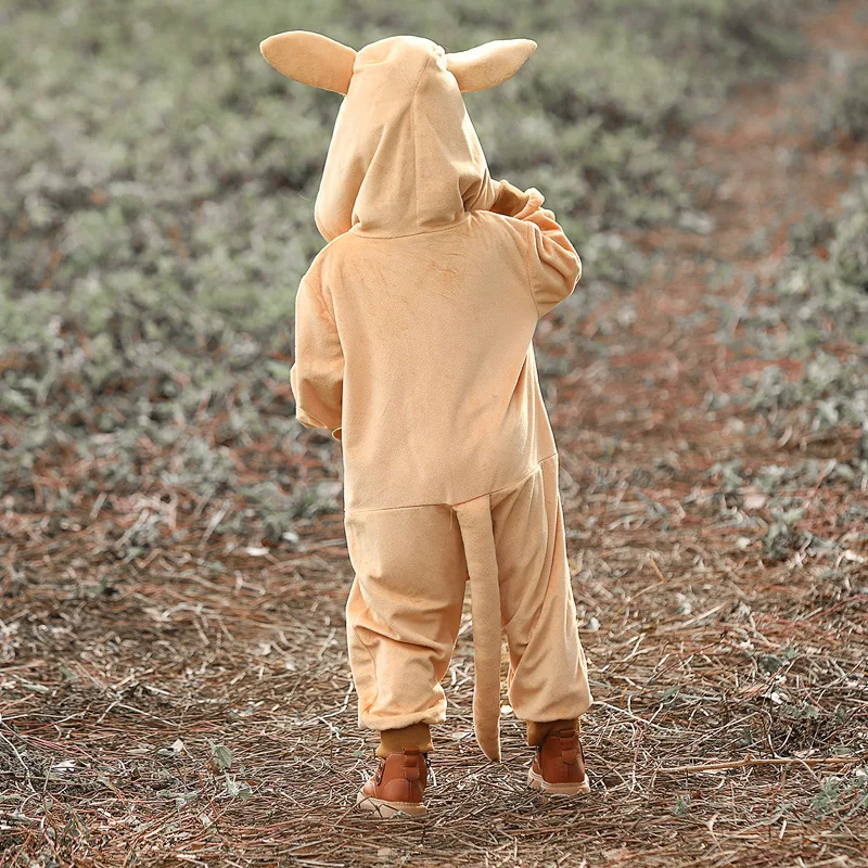Umorden Halloween Costumes for Girls Lovely Kangaroo Costume Kids Child Pajamas Sleepwear Animal Theme Party Fancy Dress