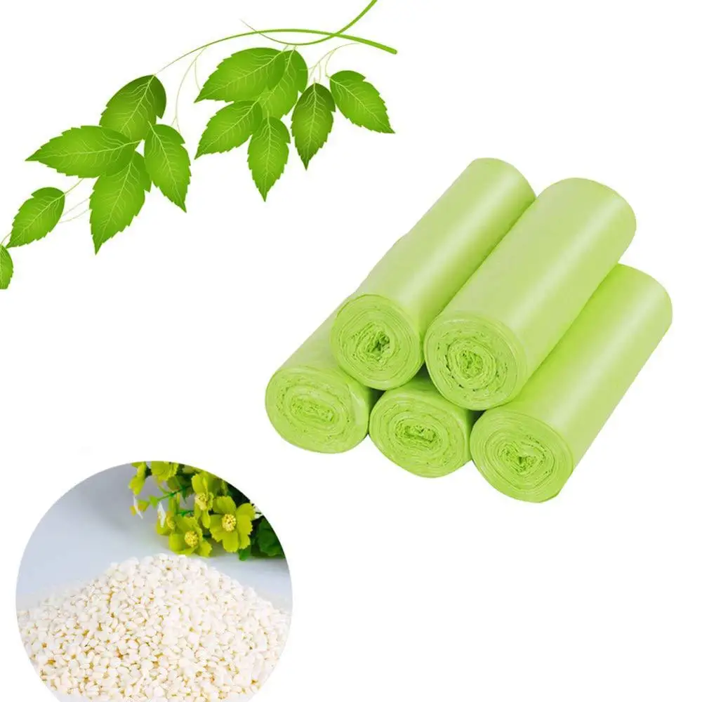 

Trash Bags Garbage Bags Recyclable & Degradable Garbage Bags Thicken Strong Rubbish Bags Wastebasket Liners for Kitchen Bathroom