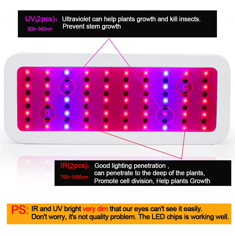 300 Вт полноспектральный светодиодный светильник для выращивания растений, лампа для выращивания растений, тент для выращивания цветов, теплица, светильник для выращивания овощей, фито-лампы