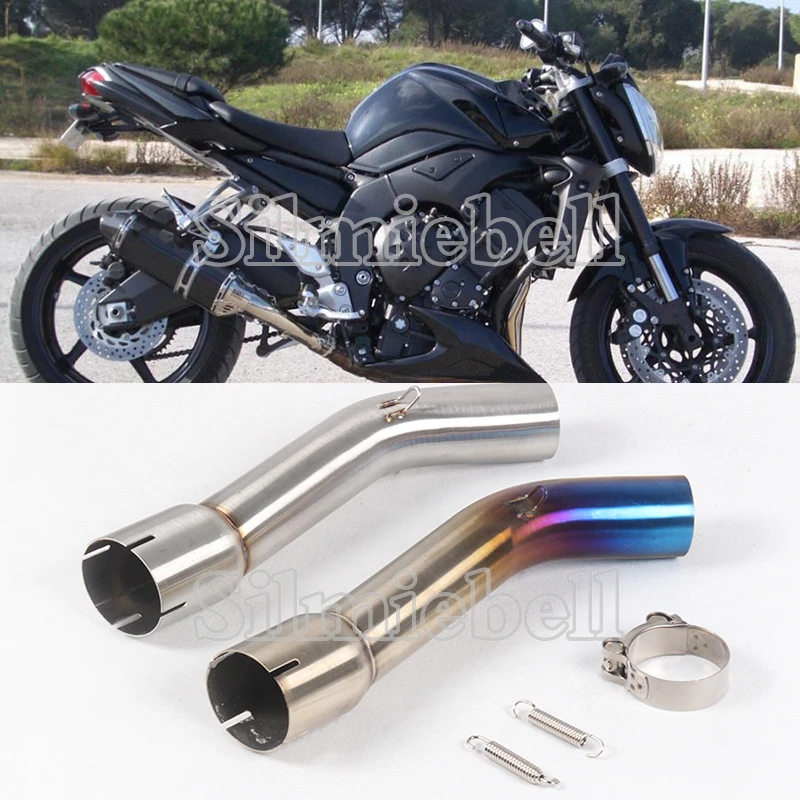 

FZ1000 Motorcycle Modification Exhaust muffler Escape Moto Middle Link Pipe slip on For Yamaha YZF FZ1 Fazer FZ1N Fz1S 2006-2015