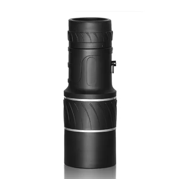 

Black Single 16X52 Zoom Monocular Telescope Optic Lens Travel Spotting Scope Monoculars Telescopes