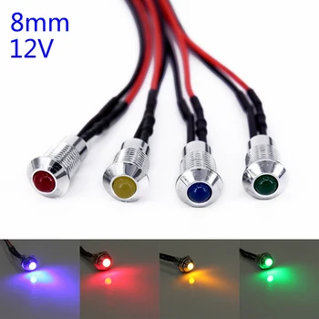 

Replacement Repair Spare Parts Mounting Set DC 12V LED Indicator Lights Car Truck Pilot Dash 4pcs Accessories Kit