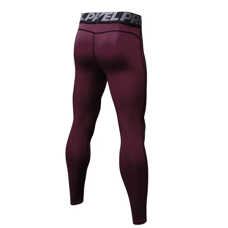 fitness Compression Running Pants Quick Drying Sports Tights Male High stretch gym Leggings Wholesale