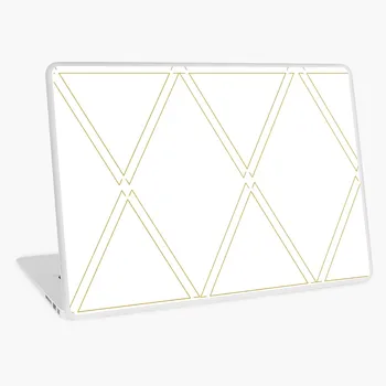 

simple gold geometric lines DIY laptop sticker laptop skin 12 13 14 15 17 inch for MacBook HP Acer Dell ASUS Lenovo