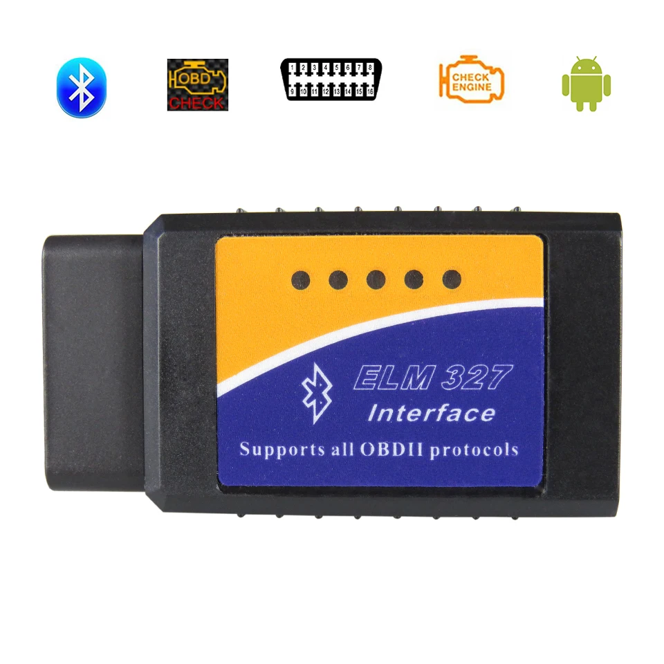 V1.5 Elm327 Bluetooth Obd2 Scanner Diagnostico Per Auto Elm 327 V 1.5 Elm-327 Interfaccia Obd 2 Strumenti Diagnostici Automatici Per Android