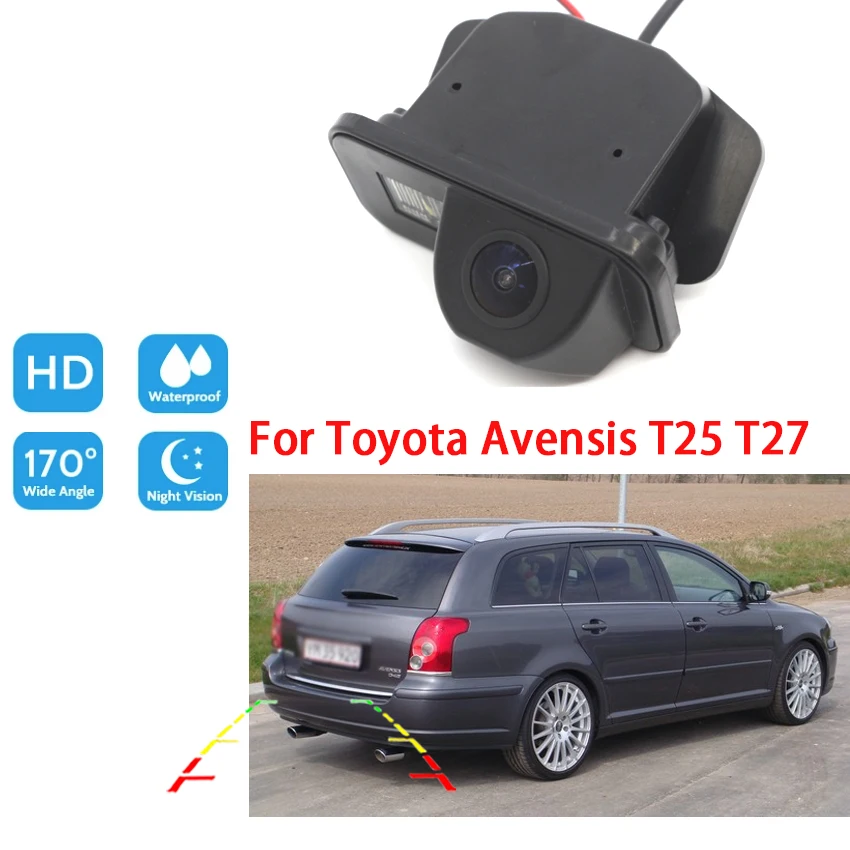 Caméra De Recul Pour Toyota Corolla, Auris, Avensis (2007-2016) - Angle 170° - Vision Nocturne - Étanche IP68 - 2
