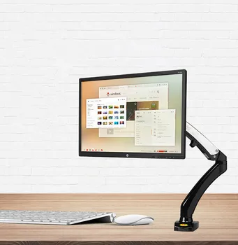 

Monitor Holder 360 Degree Gas Spring 17"-27" Table Arm Monitor Holder Mount Desktop Clamping Or Grommet With 2 USB Port NB F100
