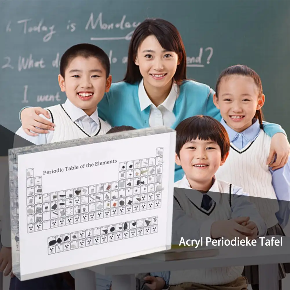 

Acrylic Periodic Of Element Table Display Card Children's Education School Day Teacher Birthday Gift Cycle Table Display Decor