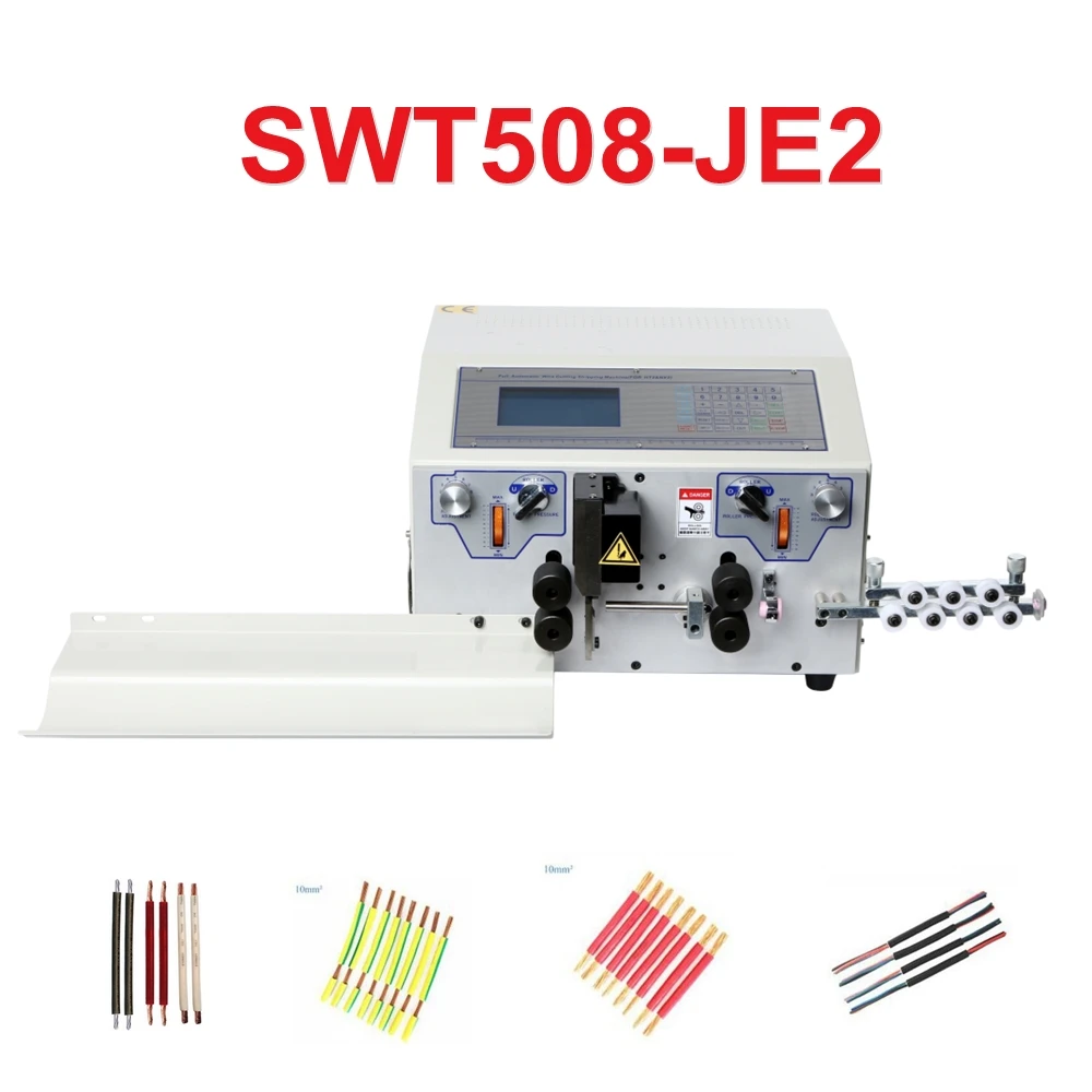 

SWT508 JE2 Automatic Wire Stripper Peeling Stripping Cutting Machine for Computer wire strip machine 0.1-10mm2 AWG7-AWG28