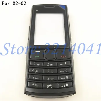 

New Full Housing Case Cover For Nokia X2 X2-02 Battery Cover Housing case With English Keyboard
