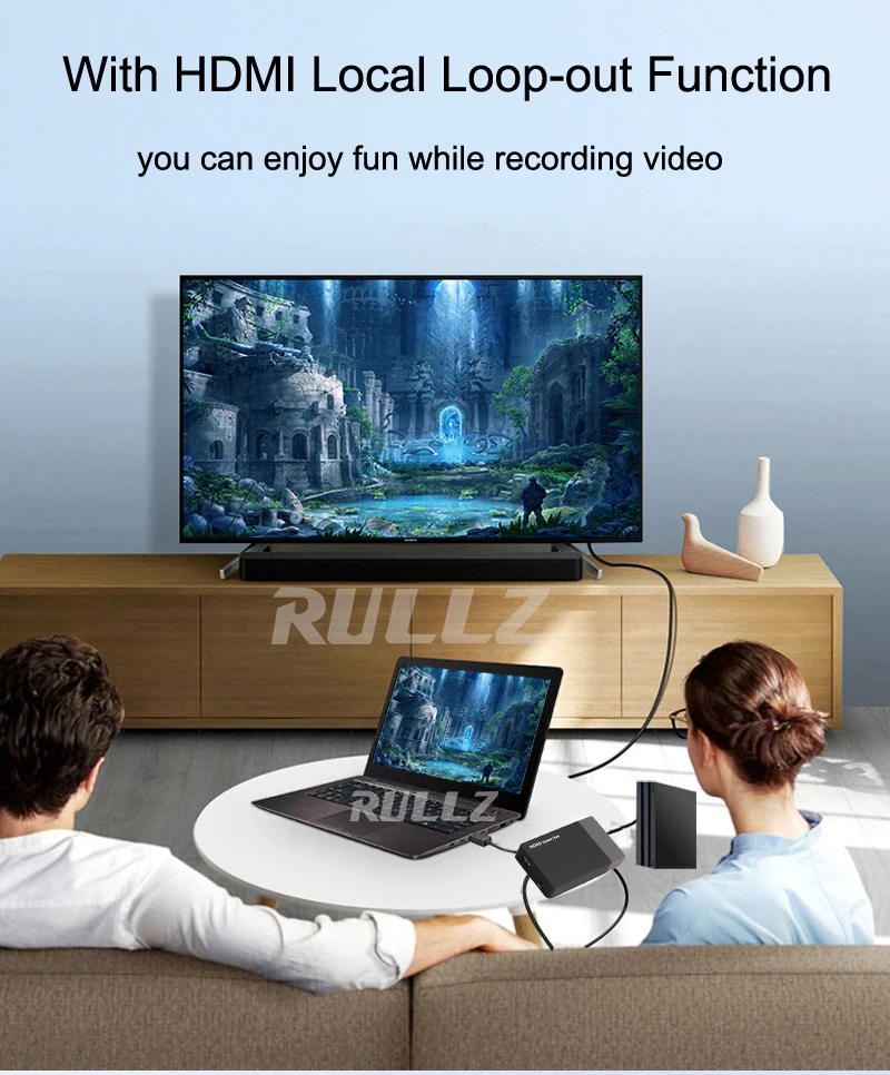 1080P 60fps HDMI к USB 3 0 видеозапись карточная игра прямая трансляция пластина Mic вход ТВ