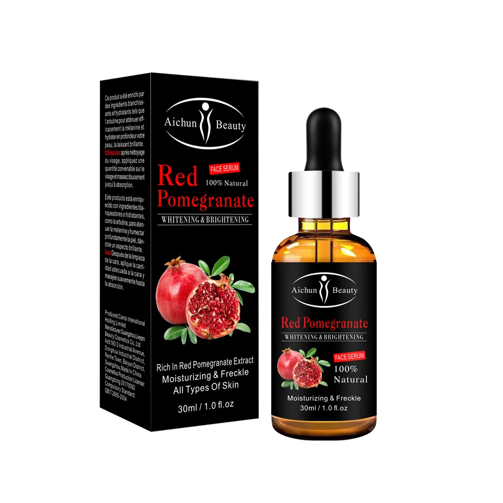 Red pomegranate 30ml Сыворотка серии Витамин Е Отбеливающая увлажняющая эссенция алоэ вера питающая Омолаживающая твердая Успокаивающая восстанавливающая Эфирная уход за кожей лица - Вес нетто: Red pomegranate 30ml