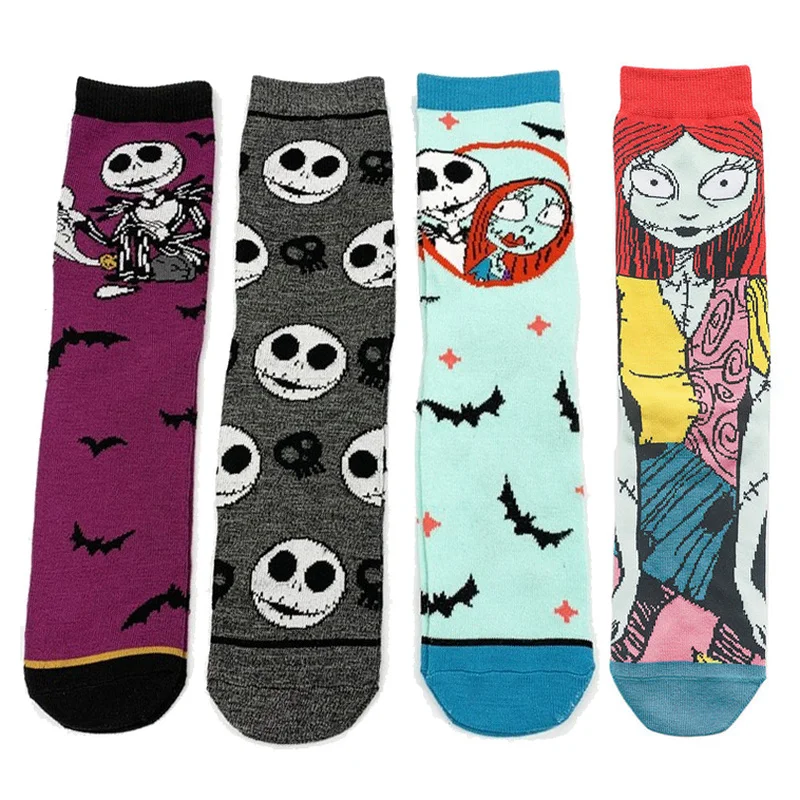 Носки Jake Skellington уличная одежда в стиле аниме хип-хоп для скейта новинка носки на