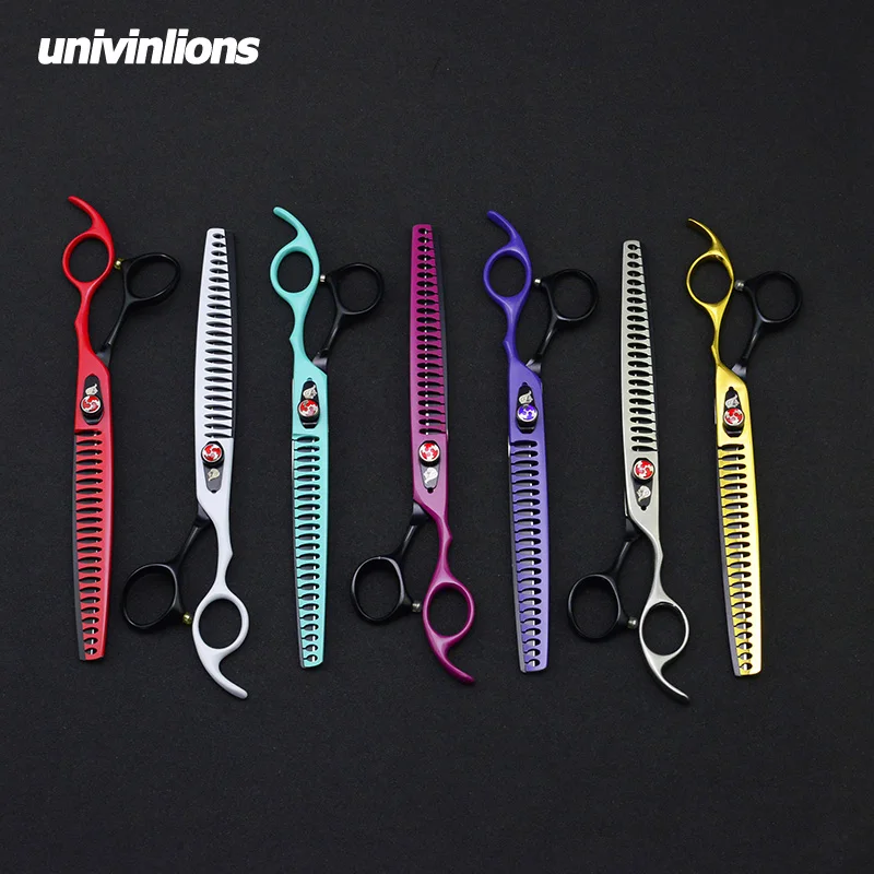 8 &quotпрофессиональные ножницы для домашних животных Акула филировочные с рыбным