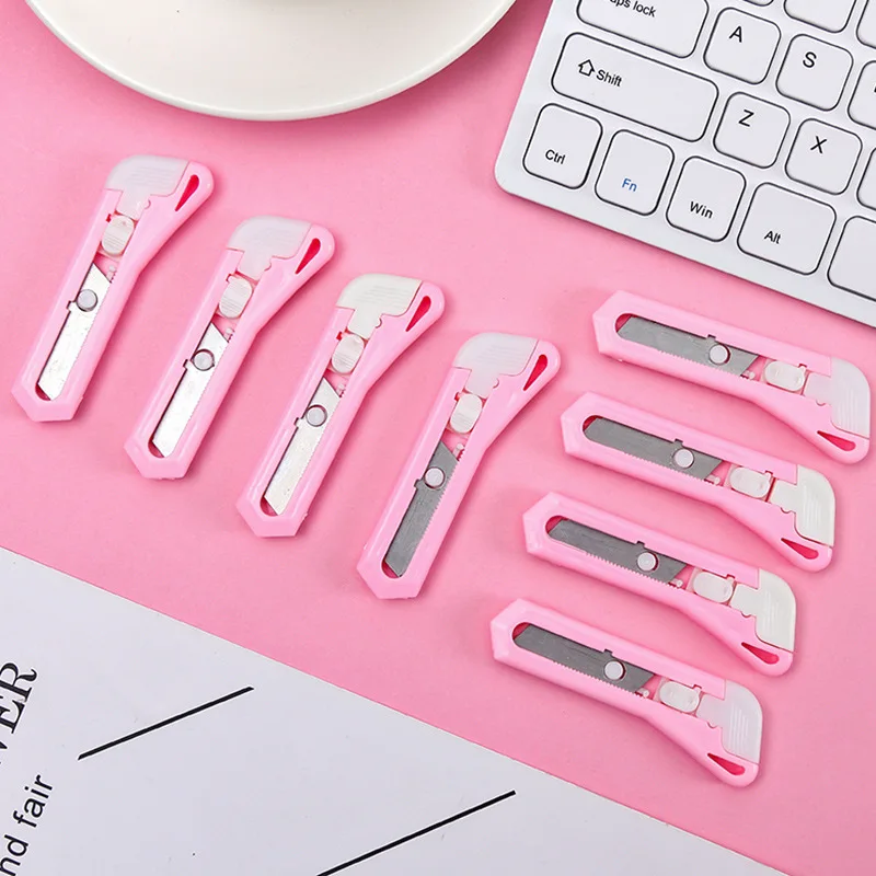 Mini Portable Utility Knife Art Cutter Stationery Express Delivery Box Opener Letter Opener Office Paper Knife Tools 1 Pcs