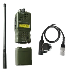 UN/PRC 152 RPC 152 Harris Factice Radio Cas Militaire Talkie walkie Modèle pour Baofeng Radio, Pas de Fonction + U94 PTT 6 broches 