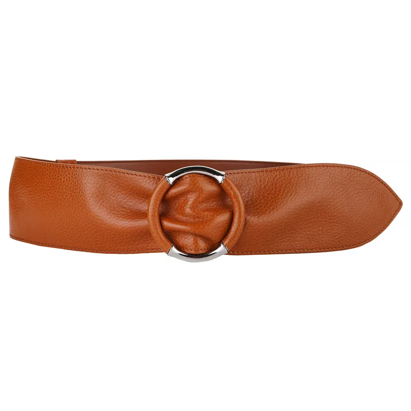 soft leather waist belt
