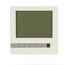 Интеллектуальная электрическая панель Управление обогревом напольный нагревательный термостат из углеродного хрусталя настенный теплый с двойной температурой