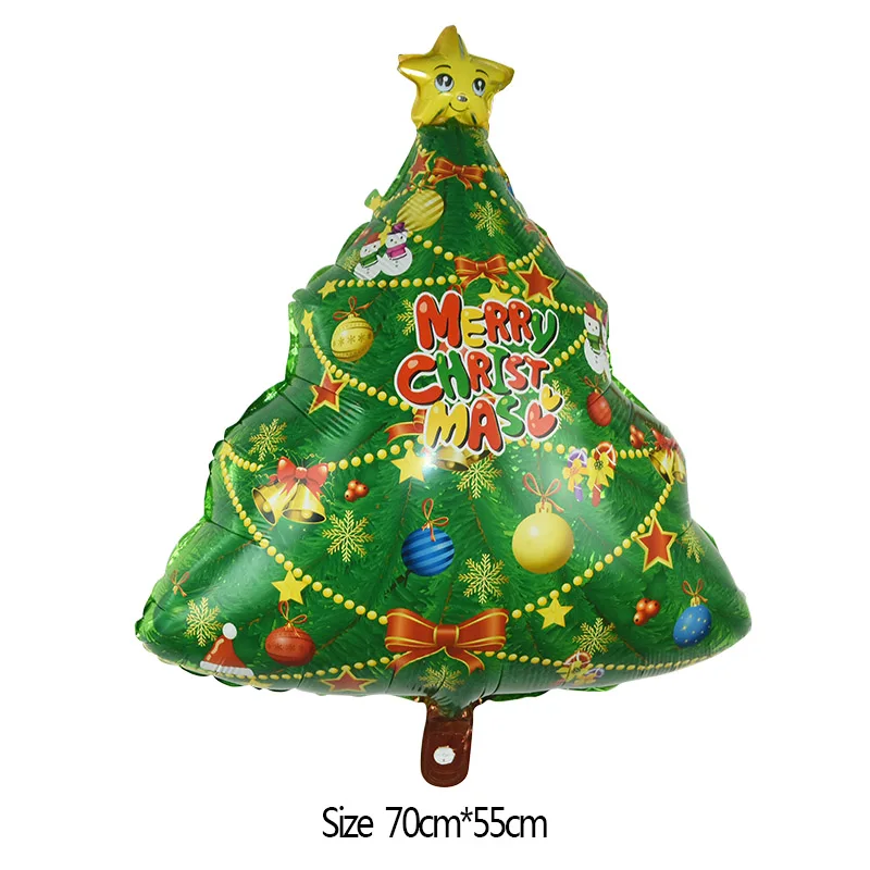 1 шт., Рождественский шар с фольгой, милый воздушный шар Санта-Клауса, снеговик, для рождественской вечеринки, Детские воздушные шары, украшения, 8 - Цвет: B16