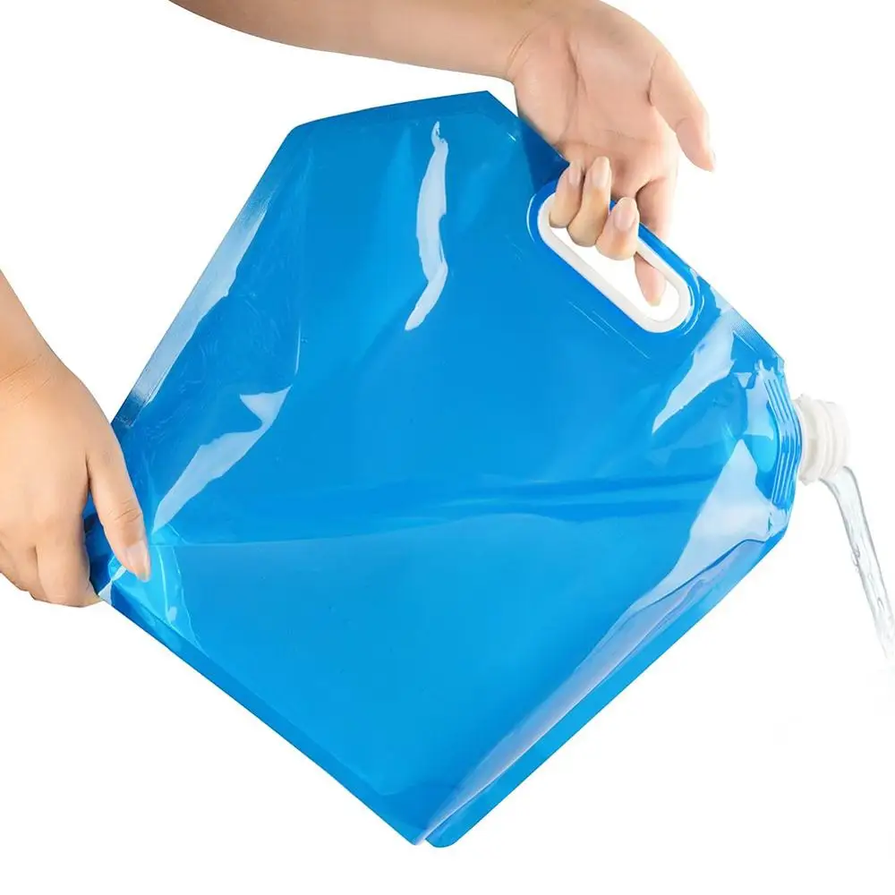 Portable Water Bag Capacity 5L Folding Drinking Storage Camp Cooking Container | Спорт и развлечения